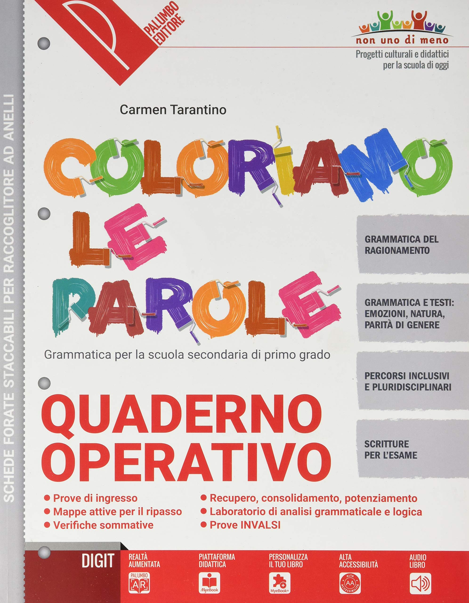 Coloriamo le parole. Quaderno operativo. Per la Scuola media. Con e-book. Con espansione online Professional & Reference Books