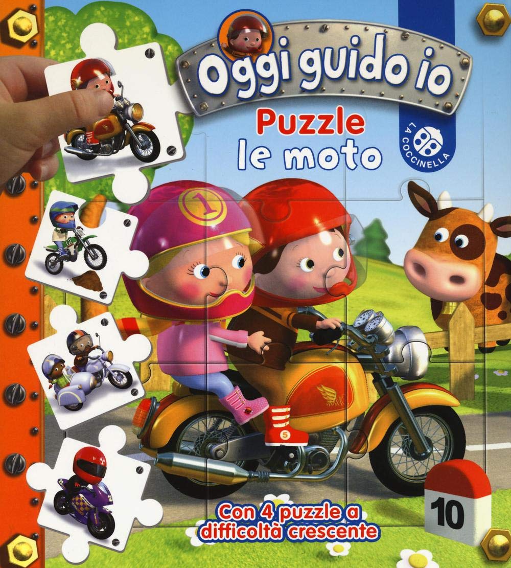 Le moto. Oggi guido io. Libro puzzle. Ediz. illustrata book