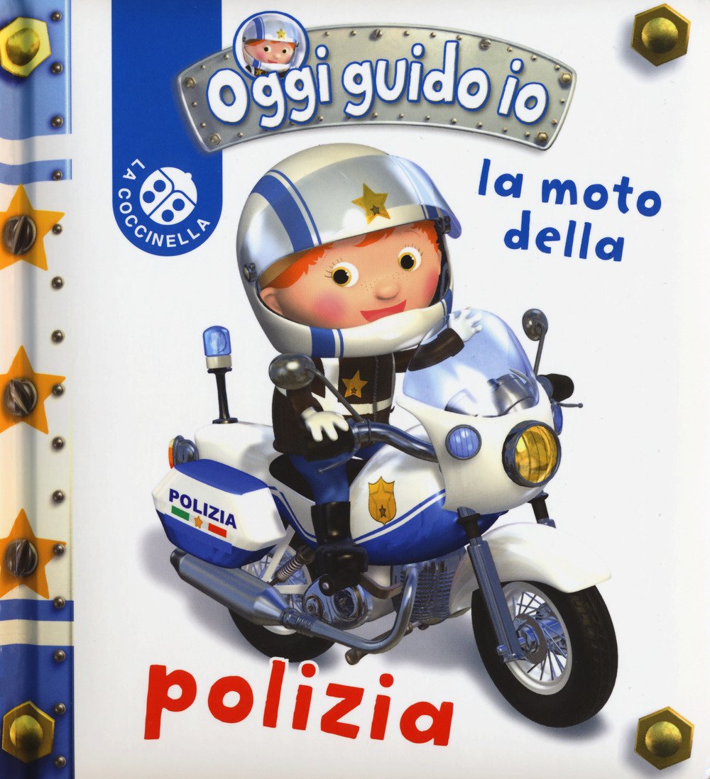 La moto della polizia. Oggi guido io Parents & Children