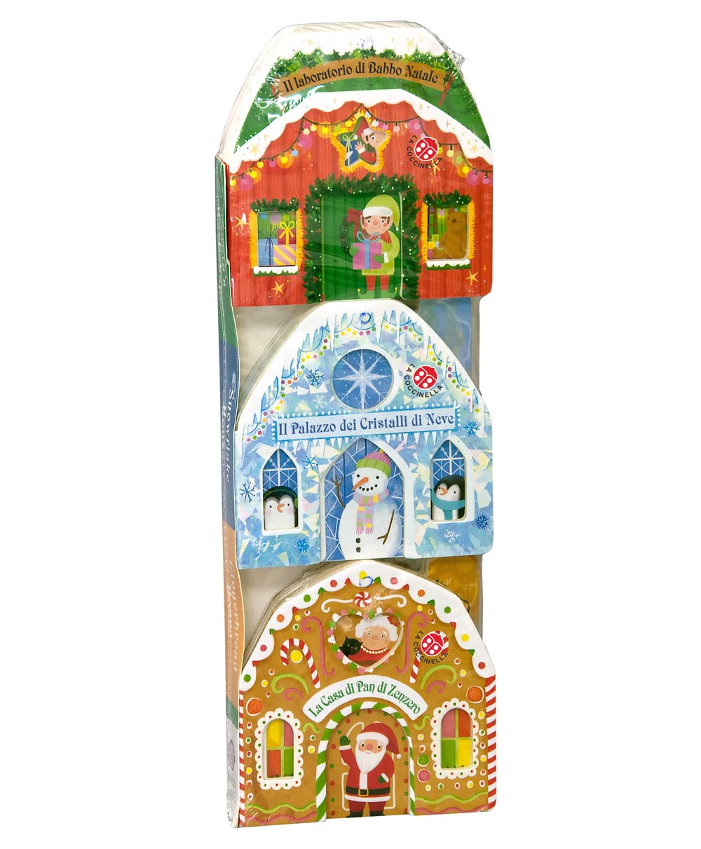 Le mie casette di Natale: La Casa di Pan di Zenzero-Il Laboratorio di Babbo Natale-Il Palazzo dei Cristalli di Neve. Ediz. a colori book
