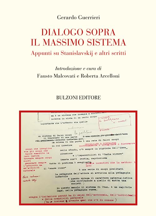 Dialogo sopra il massimo sistema. Appunti su Stanislavkij e altri scritti book