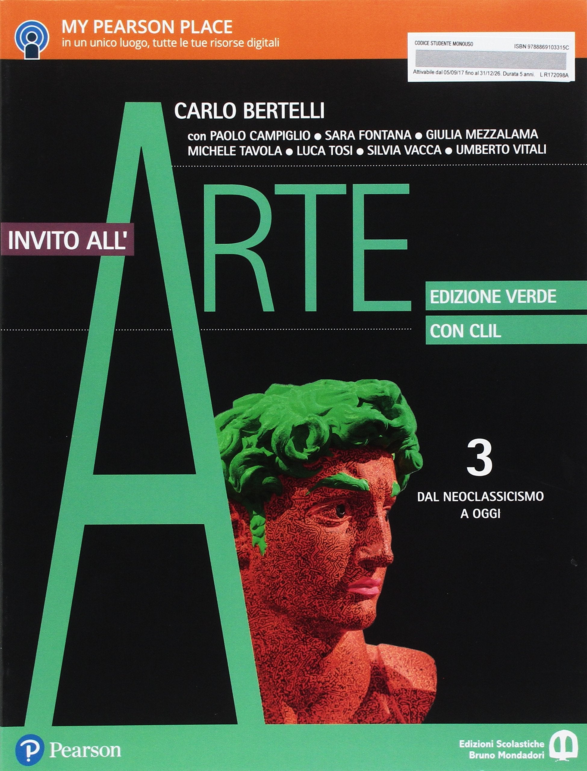Invito all'arte. Con CLIL. Ediz. verde. Per le Scuole superiori. Con e-book. Con espansione online. Dal neoclassicismo a oggi (Vol. 3) Study Guides