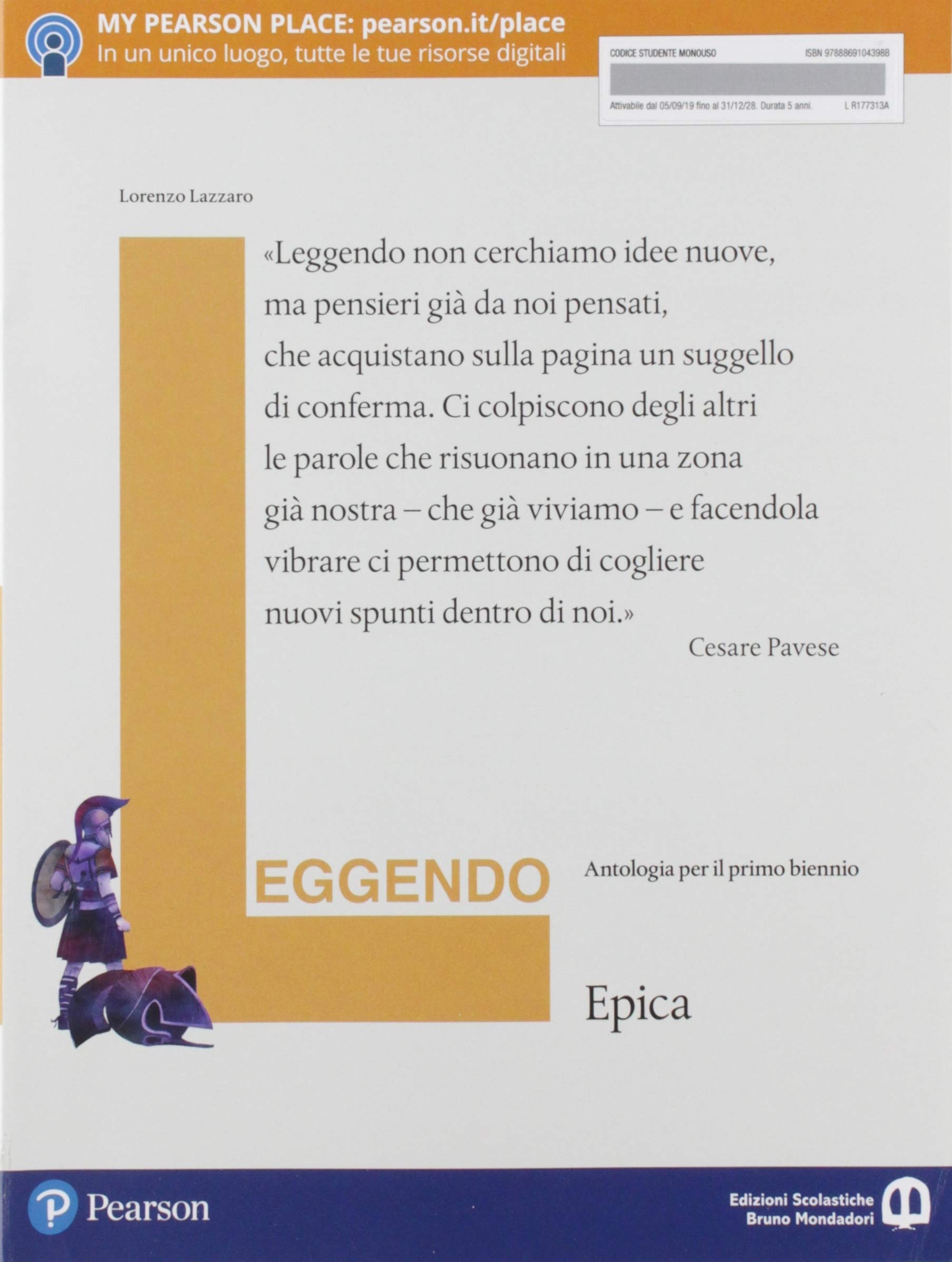 Leggendo. Antologia italiana. Epica. Per le Scuole superiori. Con e-book. Con espansione online (Vol. 2) Professional & Reference Books