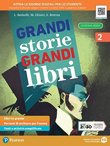 Grandi storie, grandi libri. Ediz. verde. Per la Scuola media. Con e-book. Con espansione online (Vol. 2) Professional & Reference Books