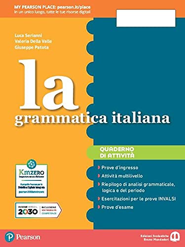 La grammatica italiana. Ediz. separata. Con Quaderno. Per la Scuola media. Con espansione online Professional & Reference Books