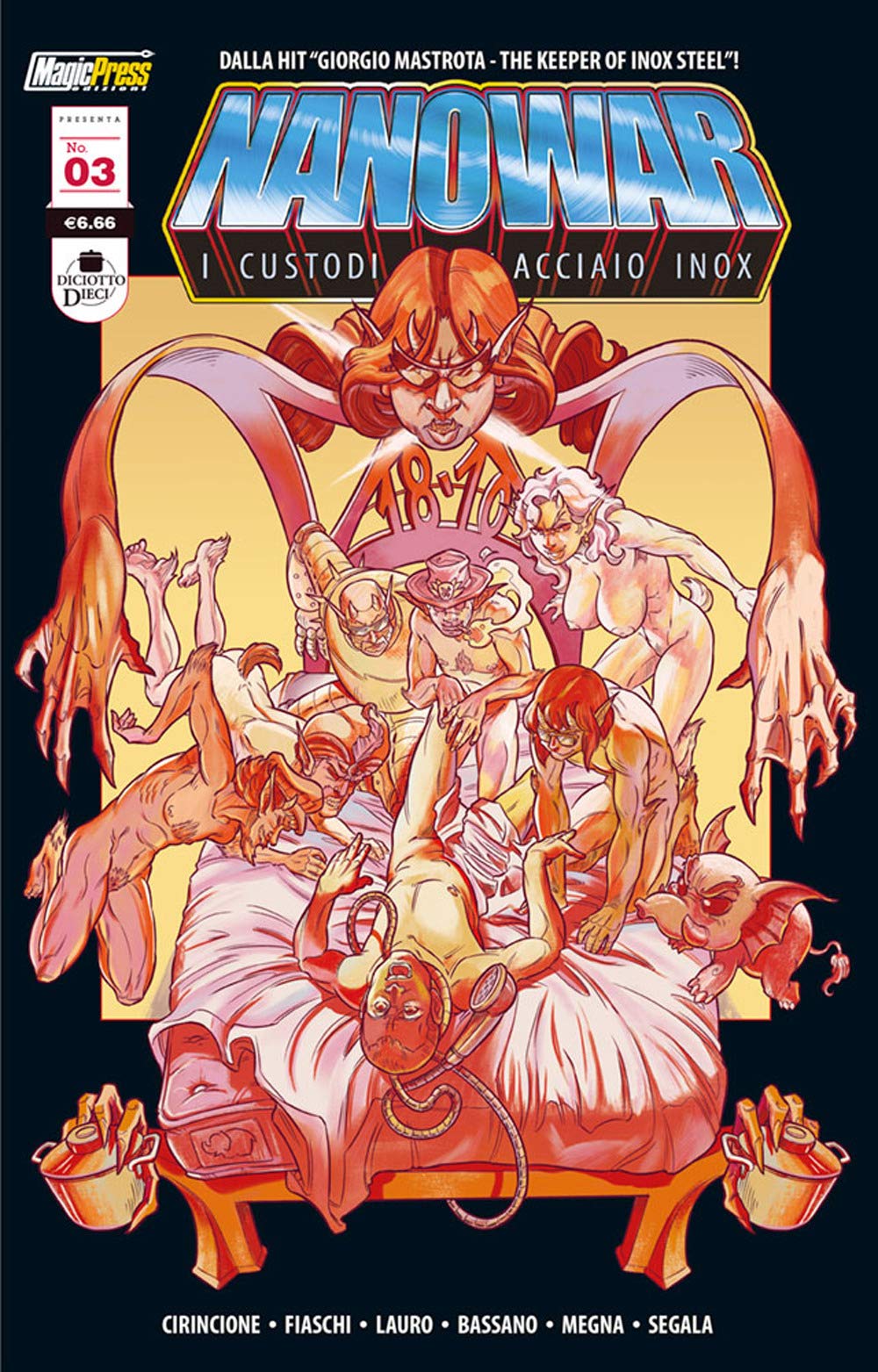 Nanowar: i custodi dell'Acciaio Inox (Vol. 3) Manga