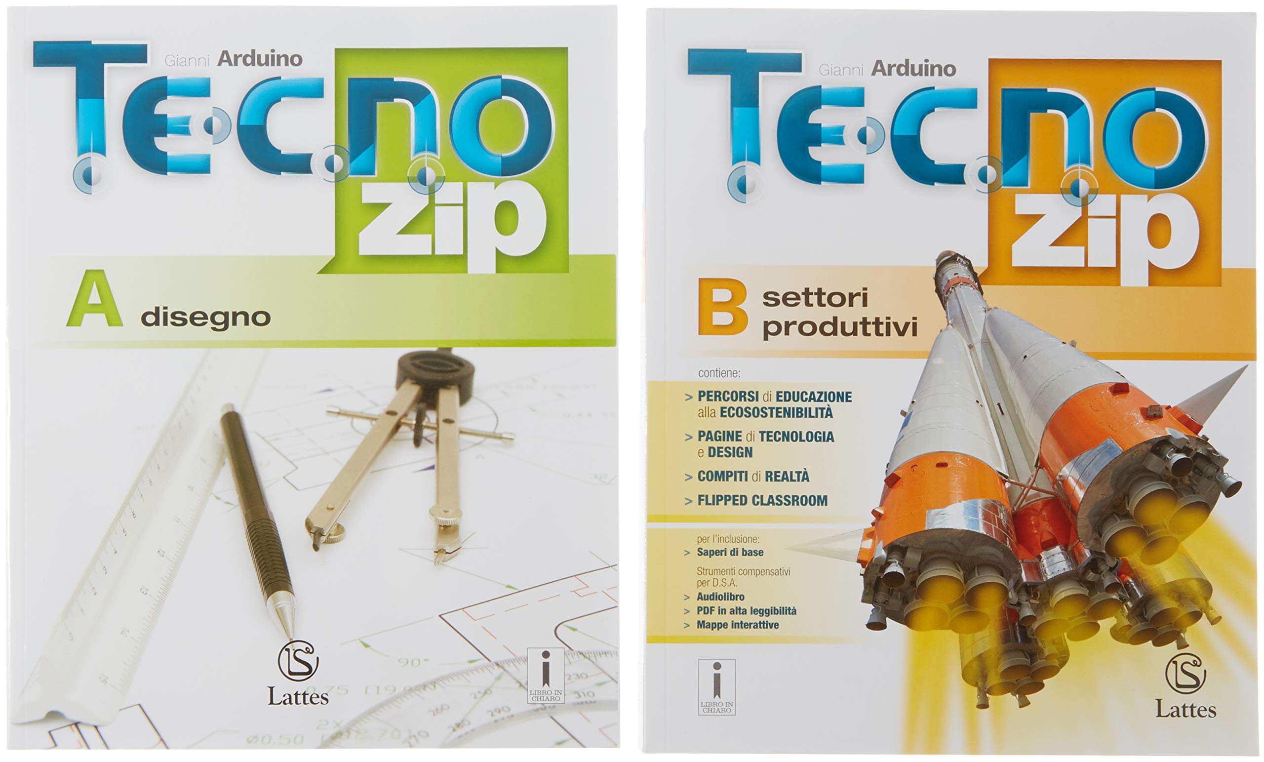 Tecno.zip. Con Mi preparo per l'interrogazione e Tavole per il disegno e la costruzione dei solidi. Per la Scuola media. Con Laboratorio delle ... diventa. Con ebook. Disegno-Se... (Vol. A-B) Professional & Reference Books