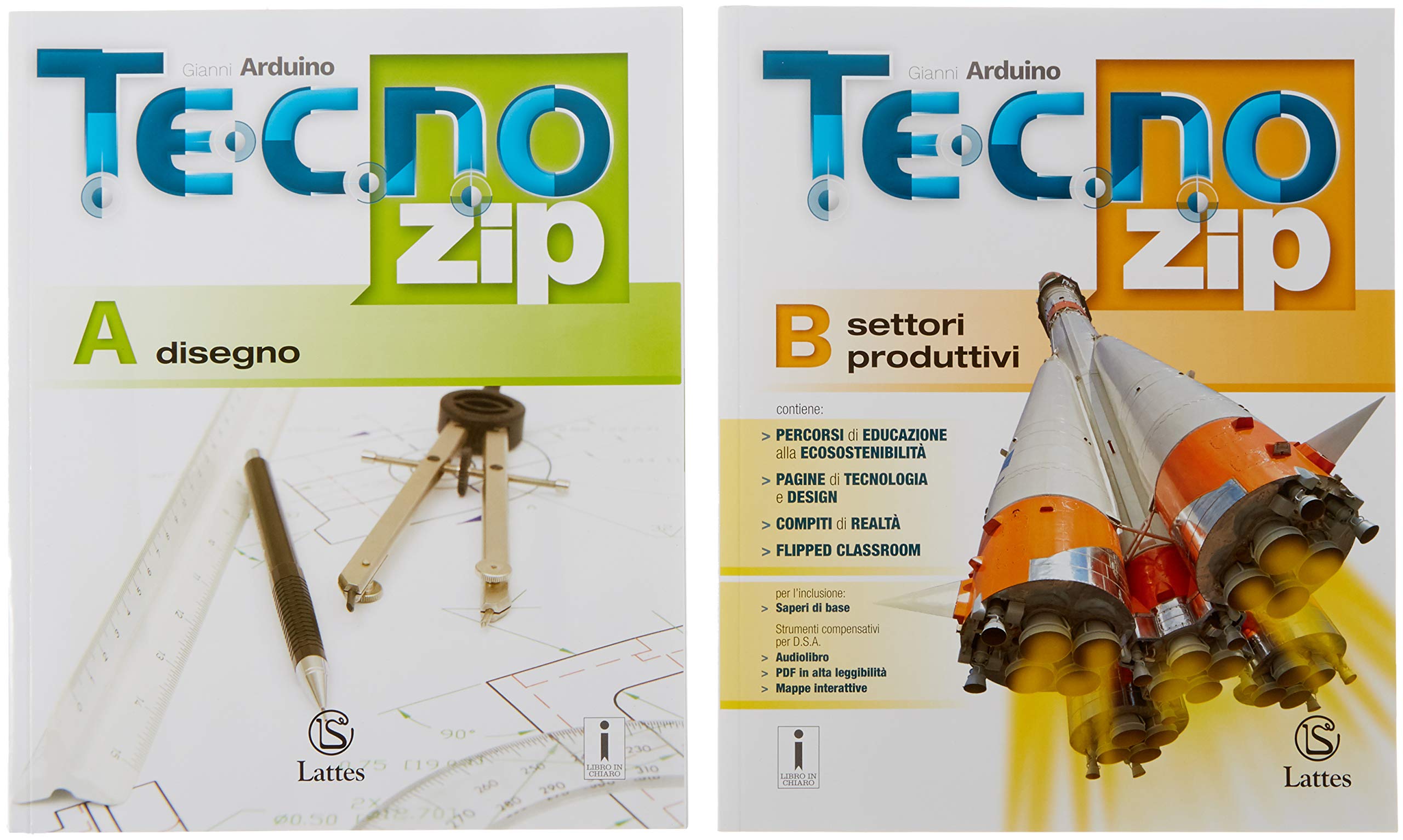 Tecno.zip. Con Mi preparo per l'interrogazione. Per la Scuola media. Con Laboratorio delle competenze designer si diventa. Con Tavole per il disegno e ... dei solidi. Con ebook. Disegno... (Vol. A-B) Professional & Reference Books