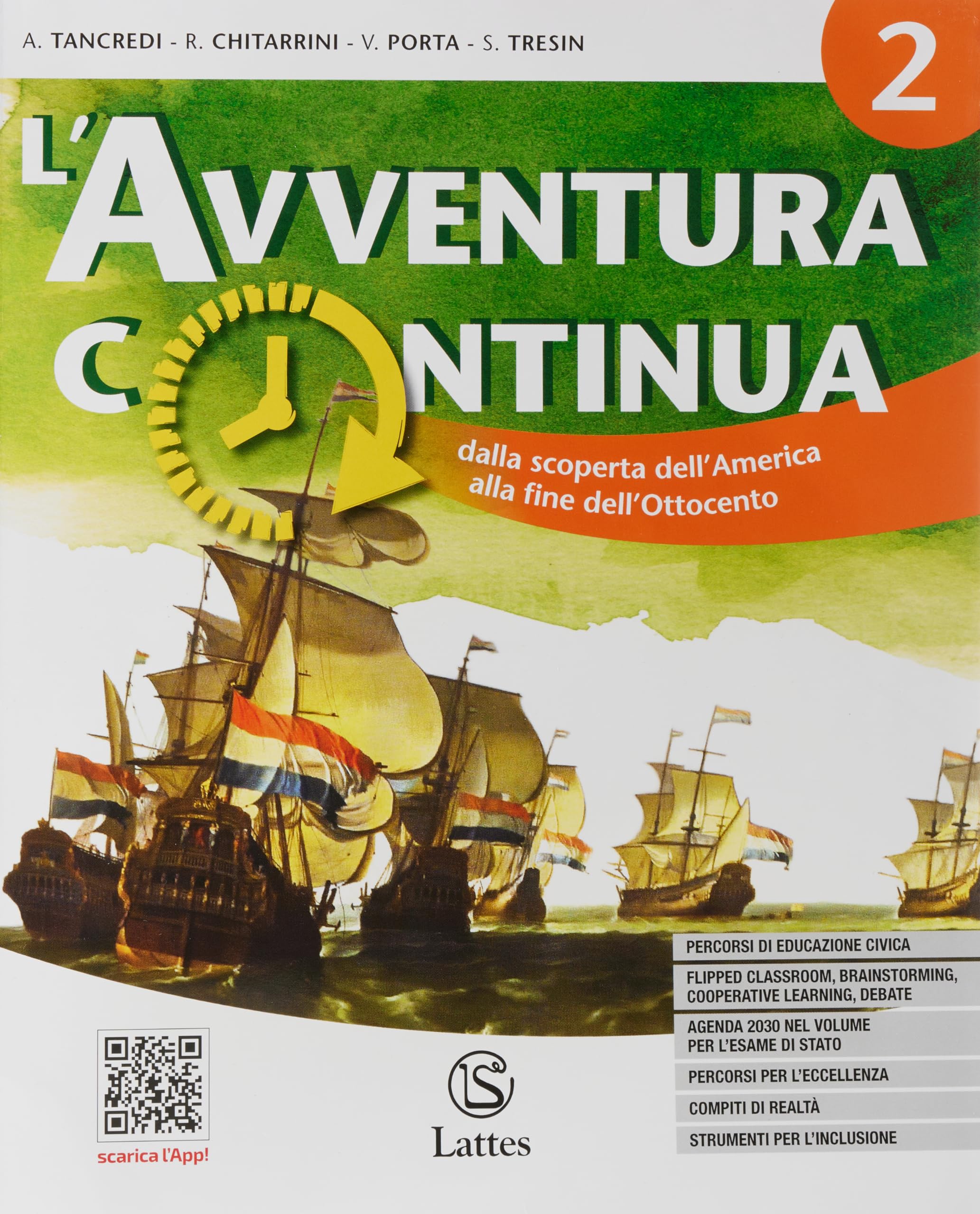 L'avventura continua. Per la Scuola media. Con e-book. Con espansione online. Dalla scoperta dell'America alla fine dell'Ottocento (Vol. 2) Professional & Reference Books