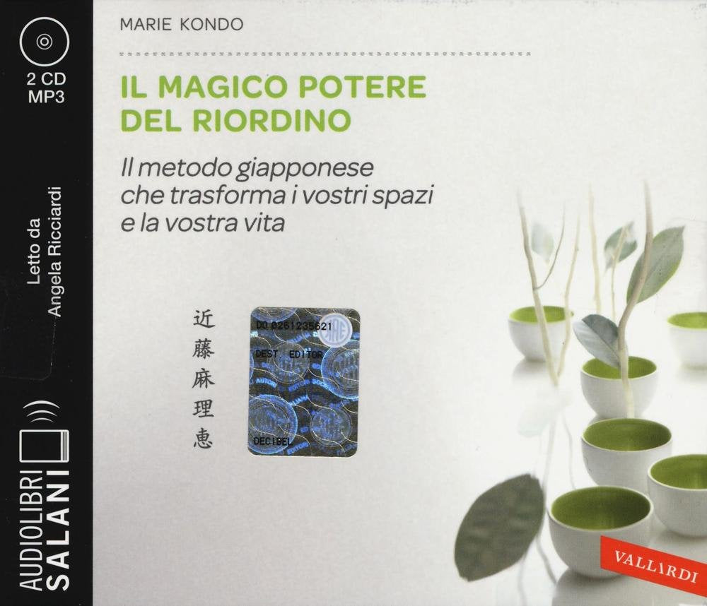 Il magico potere del riordino. Il metodo giapponese che trasforma i vostri spazi e la vostra vita letto da Angela Ricciardi. Audiolibro. 2 CD Audio formato MP3 (Audiolibri) Hobbies & Crafts Books