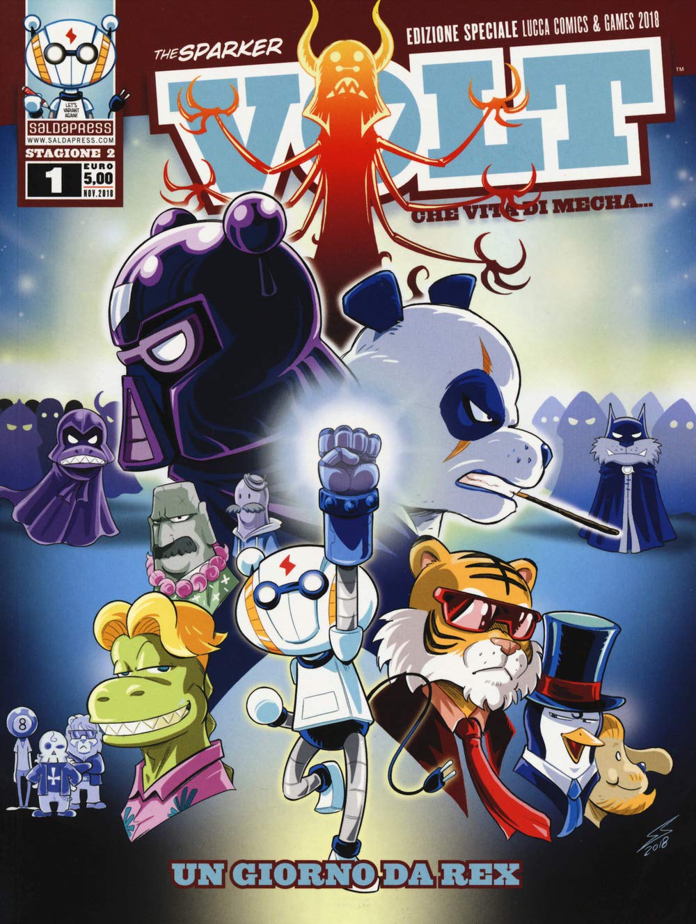 Volt. Stagione 2. Ediz. variant Lucca Comics & Games 2018. Un giorno da rex (Vol. 1) Manga