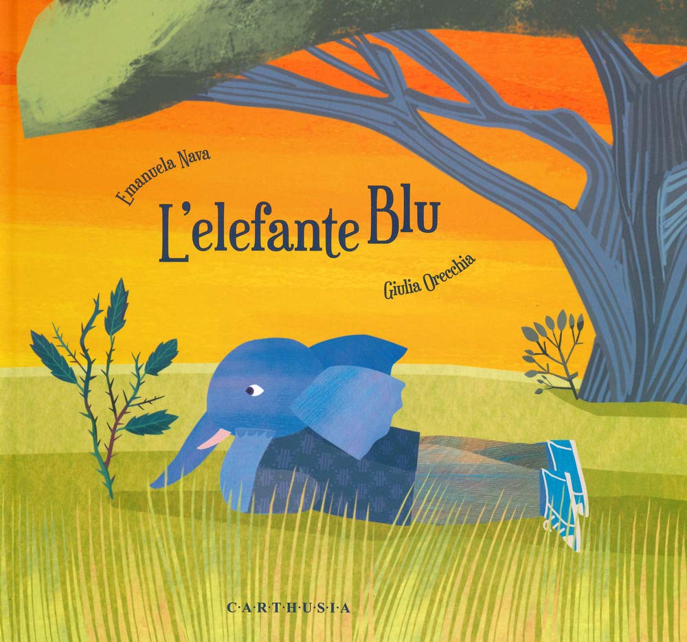 L'elefante blu. Ediz. a colori book