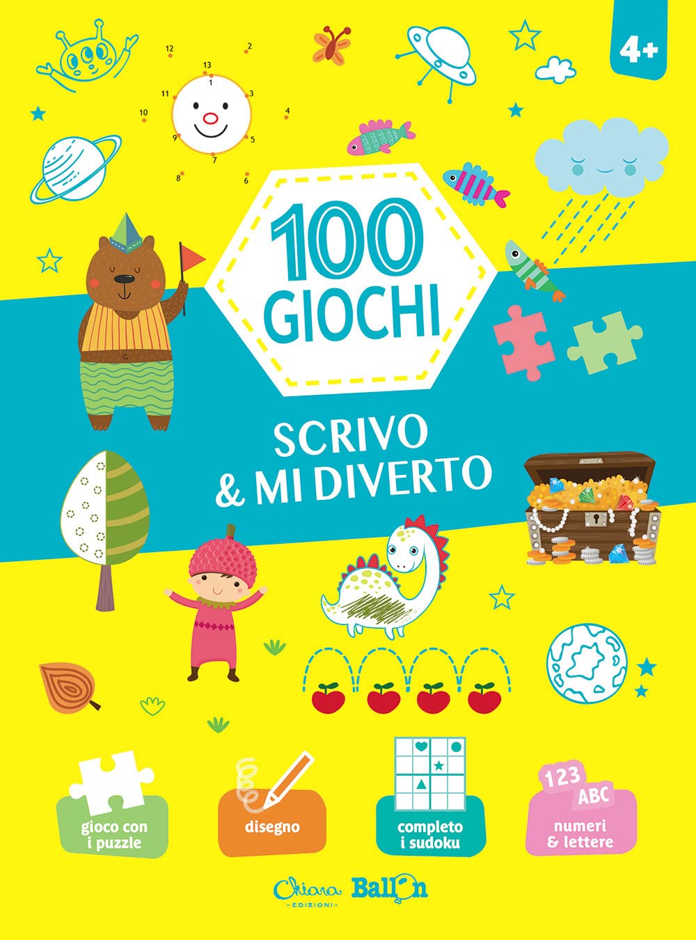 Scrivo & mi diverto. 100 giochi. Ediz. a colori book