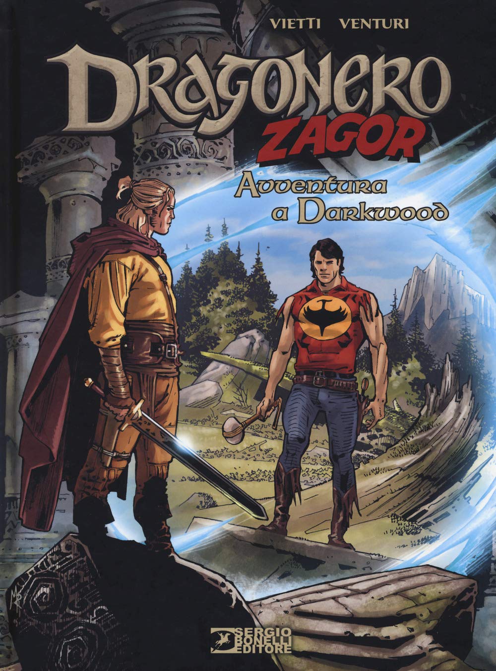 Avventura a Darkwood. Dragonero, Zagor book