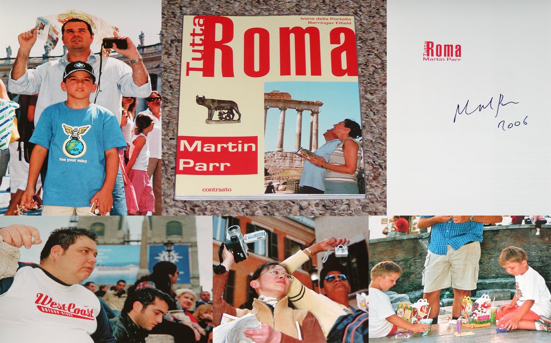 Martin Parr Tutta Roma A Contemporary Guide to Rome /anglais book