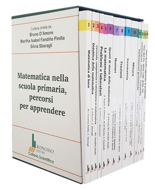 Cofanetto collana matematica nella scuola primaria, percorsi per apprendere Professional & Reference Books