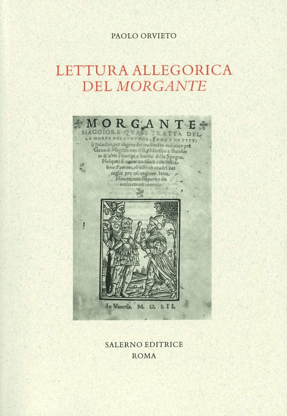 Lettura allegorica del Morgante (Studi e saggi) Contemporary literature