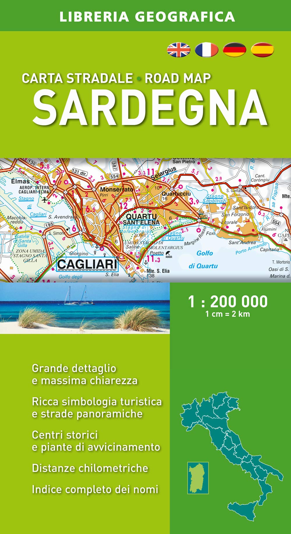 Sardegna 1:200.000 (Carte stradali regionali d'Italia) Leisure, Home & Garden