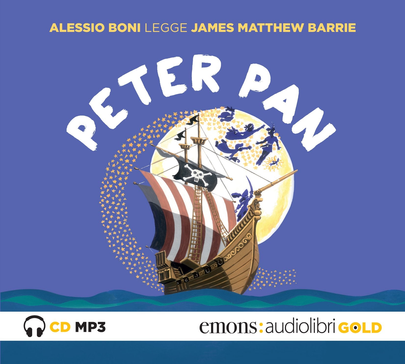 Peter Pan letto da Alessio Boni. Audiolibro. CD Audio formato MP3 Novels & Short Stories
