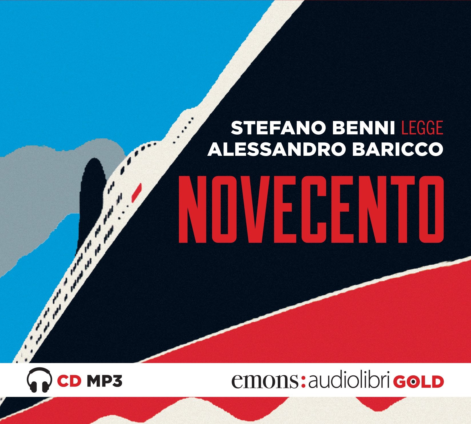 Novecento letto da Stefano Benni. Audiolibro. CD Audio formato MP3 cd