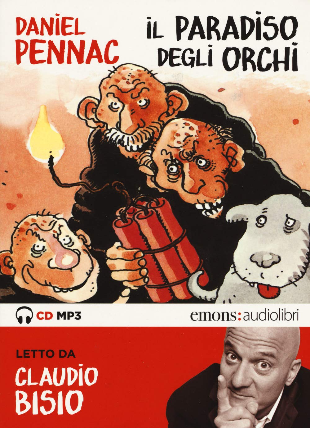 Il paradiso degli orchi letto da Claudio Bisio. Audiolibro. CD Audio formato MP3 cd
