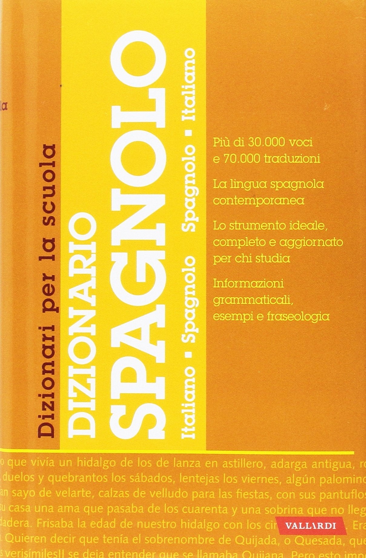 Dizionario spagnolo a scuola book