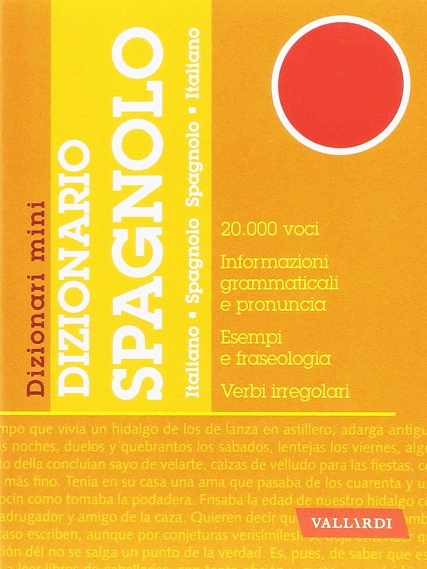 Dizionario spagnolo mini Foreign Languages ​​& Dictionaries
