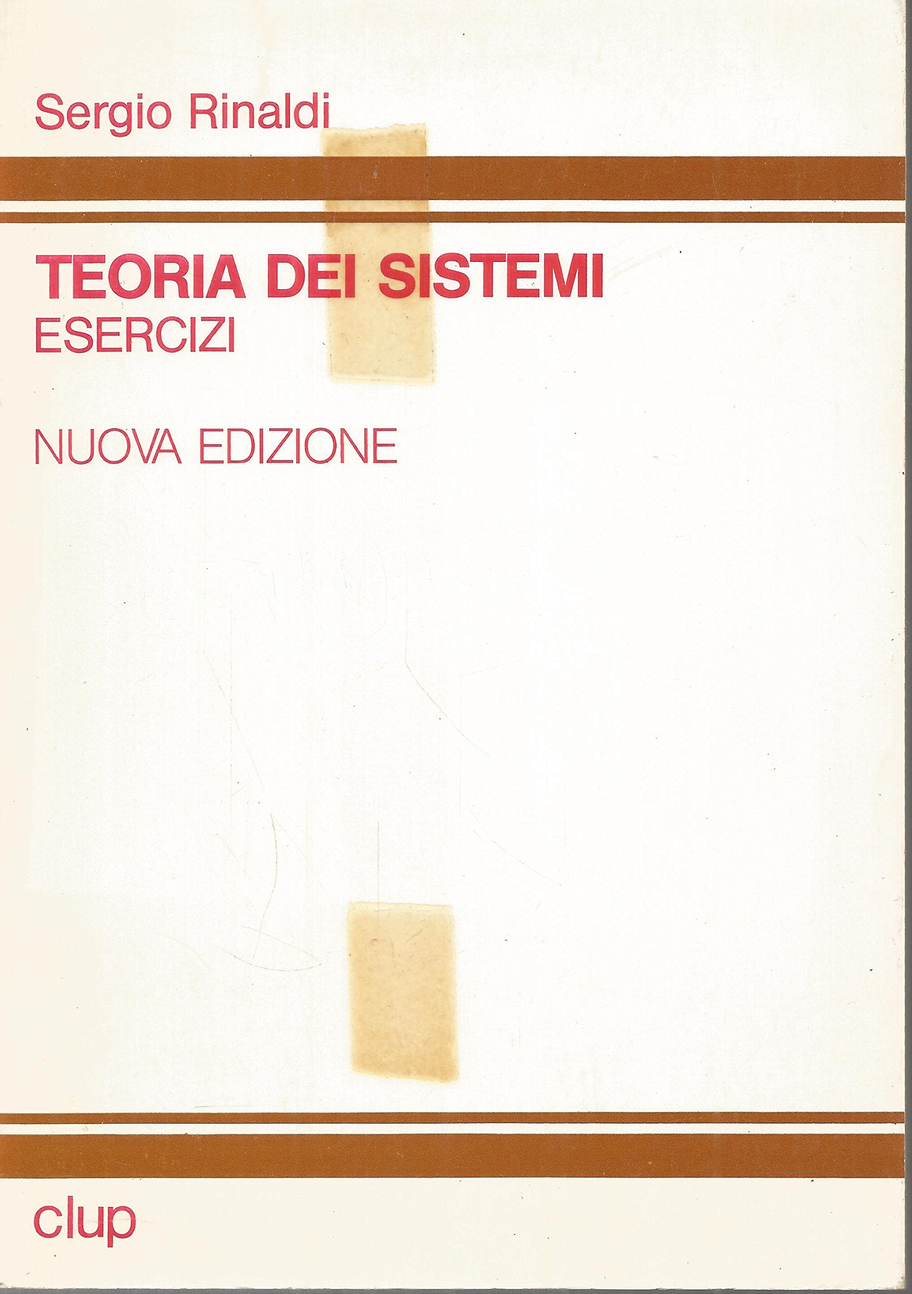 Product Image: Teoria dei sistemi. Esercizi