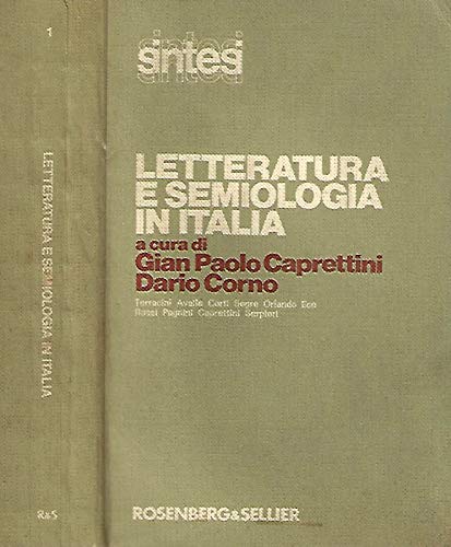 Letteratura e semiologia in Italia book