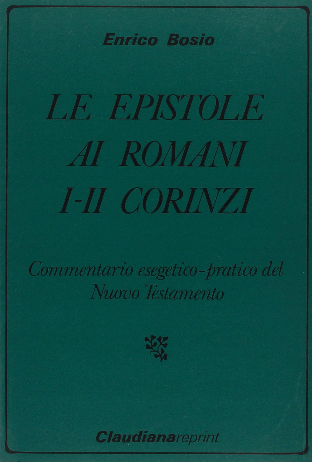 Le epistole ai romani, I-II ai corinzi book