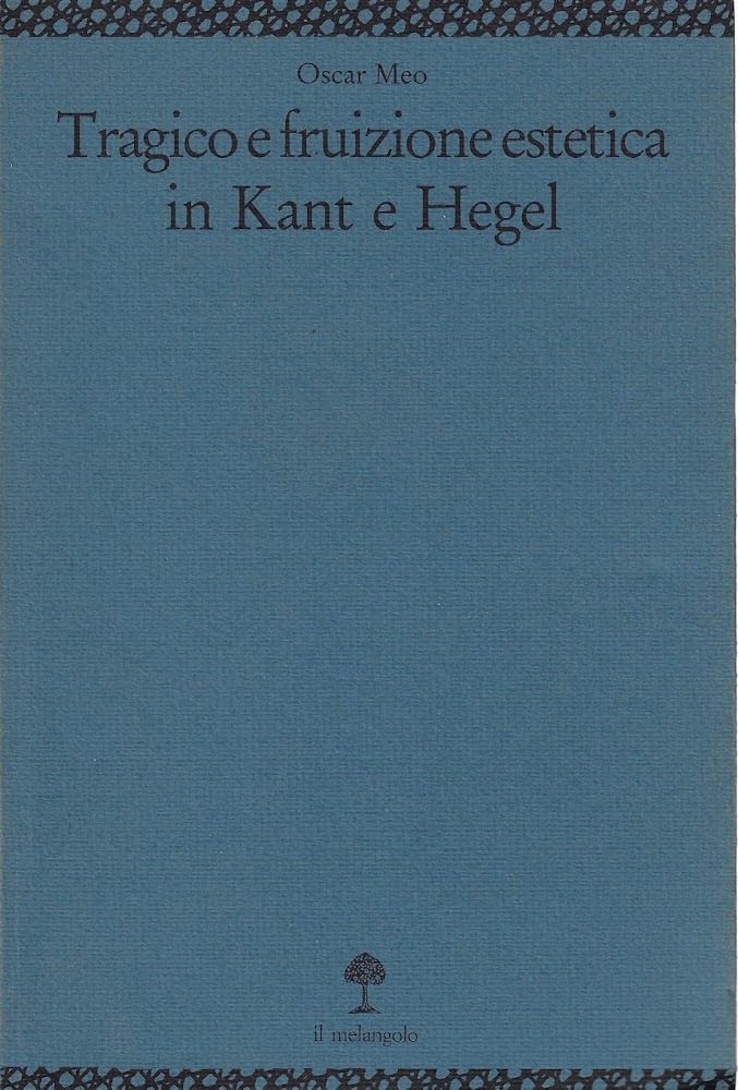 Tragico E Funzione Estetica in Kant cd
