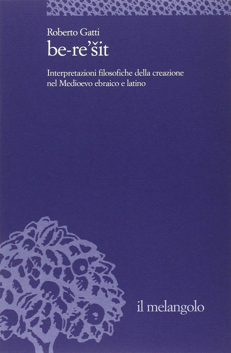 Be-re'sit. Interpretazioni filosofiche della creazione nel Medioevo ebraico e latino book