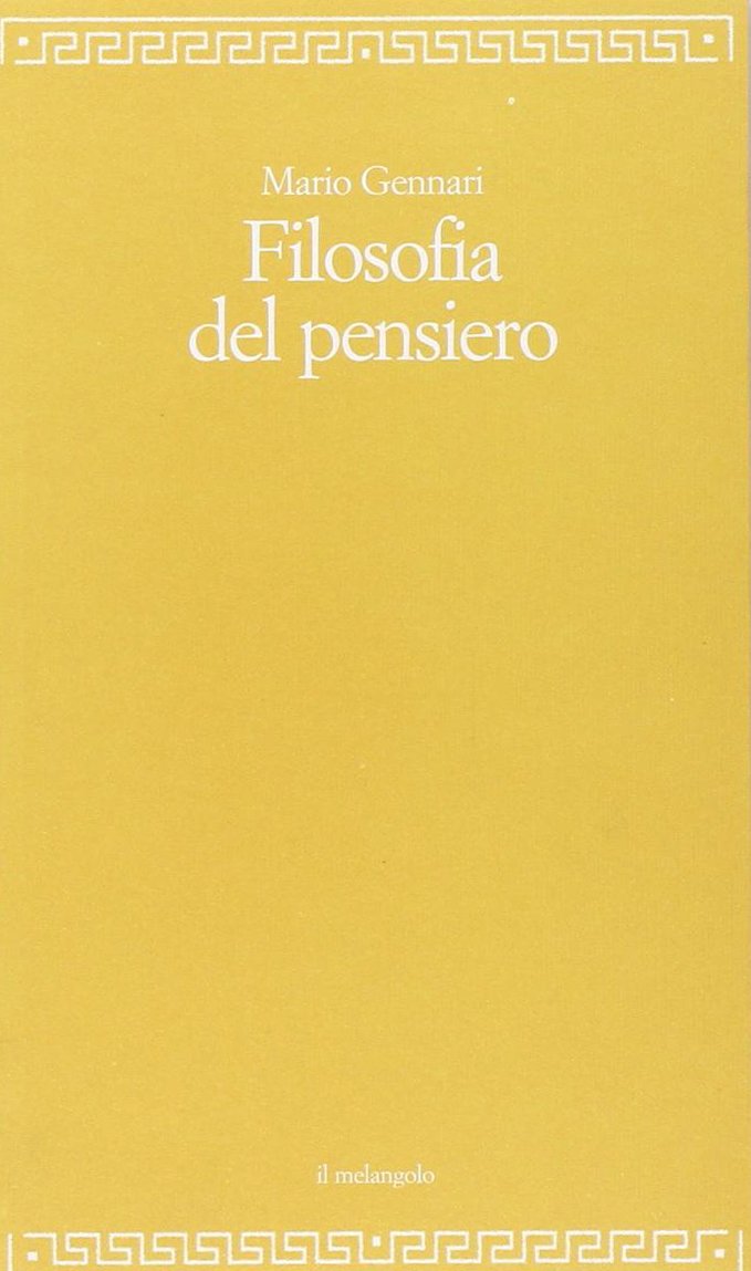 Filosofia del pensiero (Filosofia della formazione) Philosophy