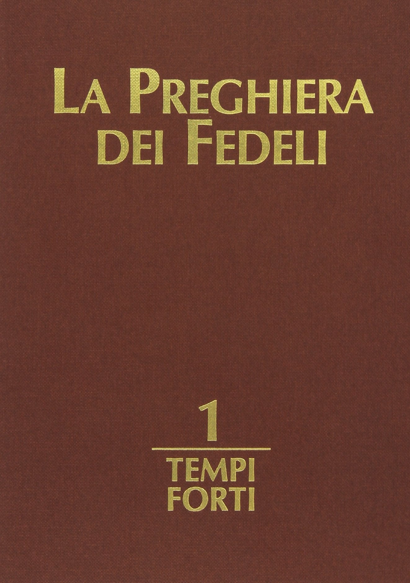 La preghiera dei fedeli nei giorni feriali. Tempi forti (Vol. 1) book