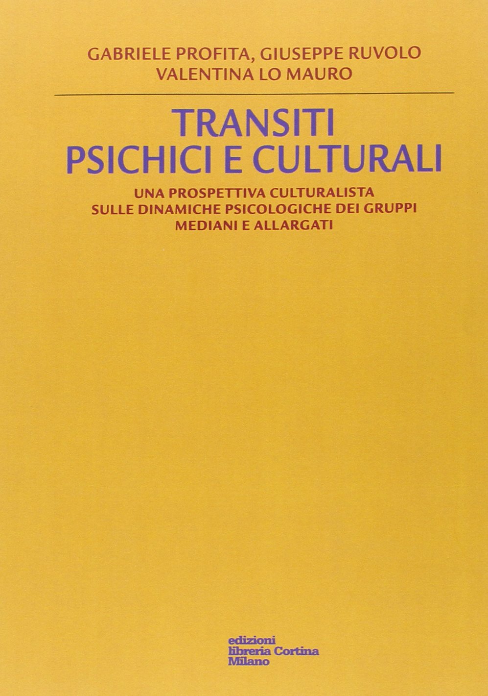 Transiti psichici e culturali Psychology