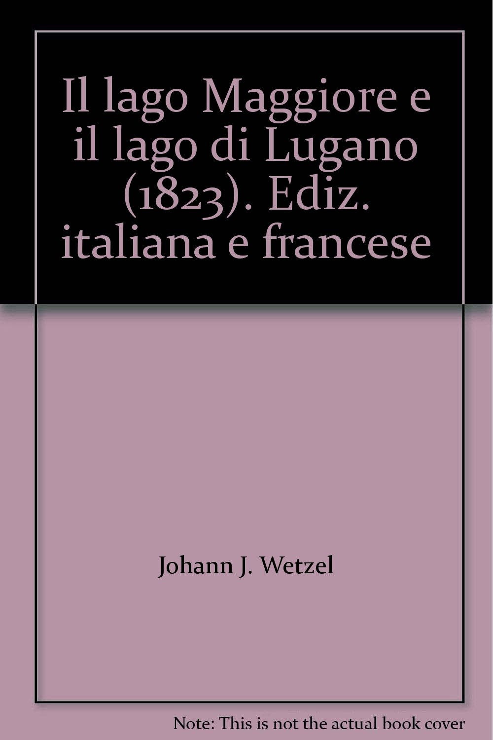 Il lago Maggiore e il lago di Lugano (1823). Ediz. italiana e francese book