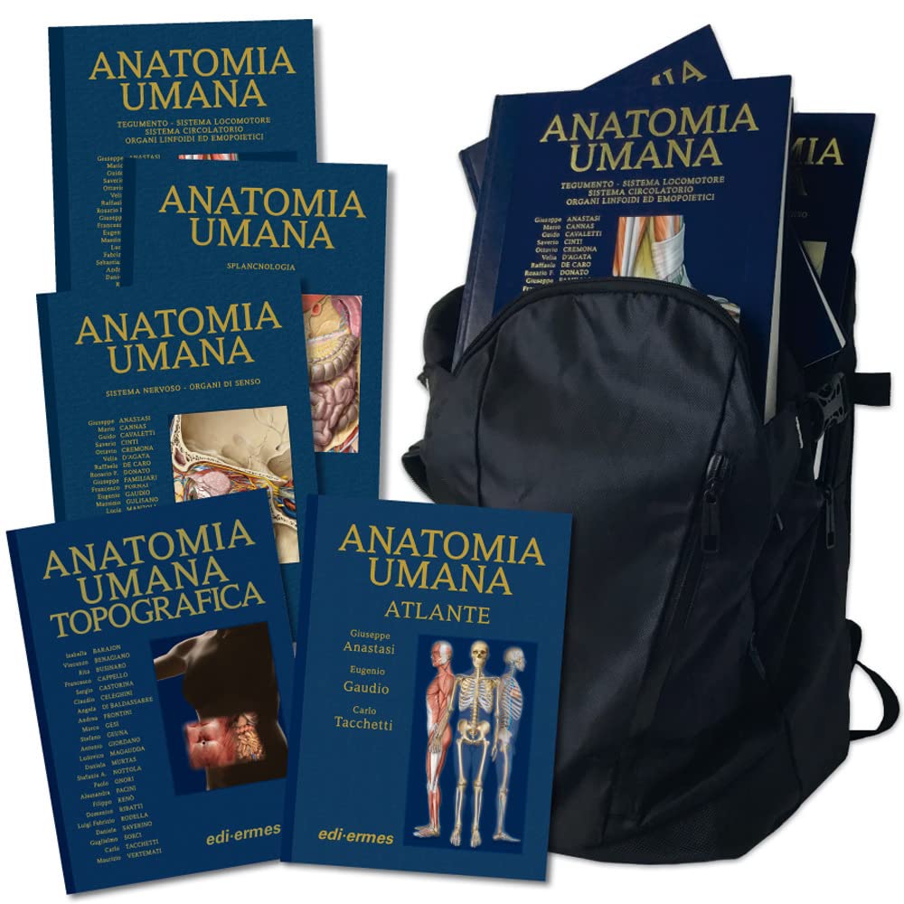 Anatomy Bag Plus: Trattato di anatomia umana-Anatomia topografica-Atlante di anatomia umana. Con Borsa Medicine