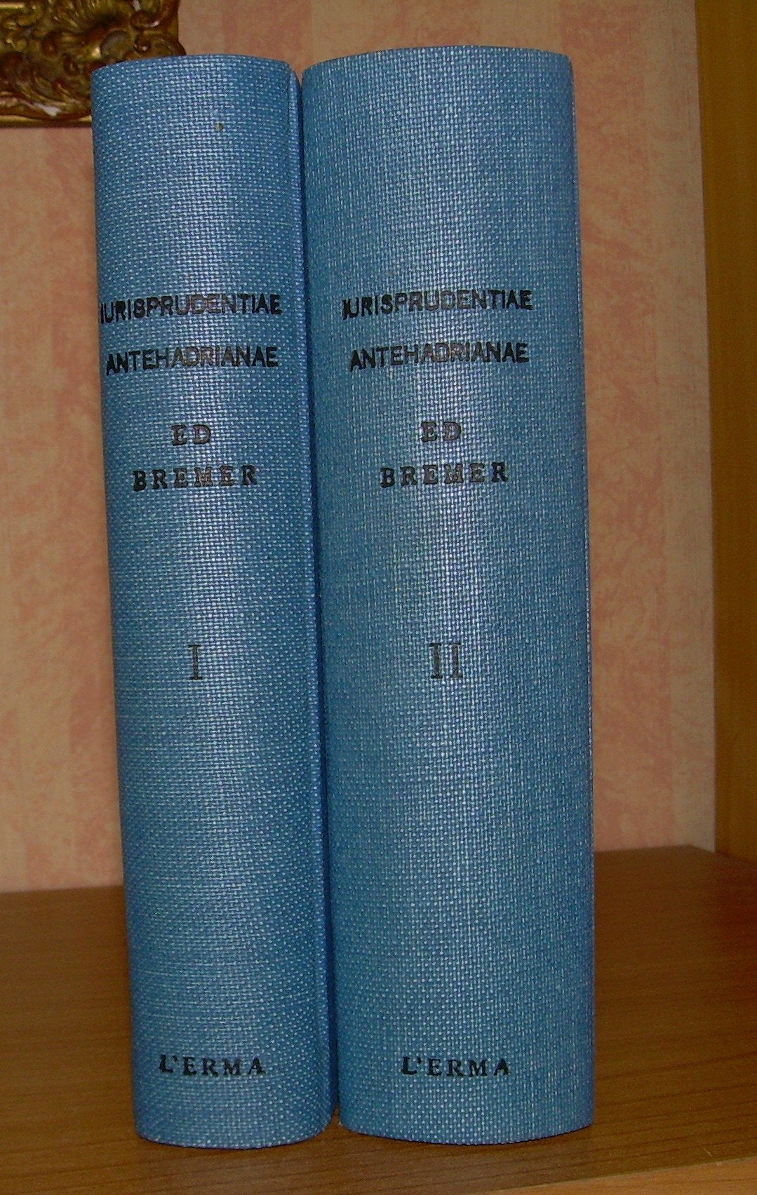 Iurisprudentiae antehadrianae quae supersunt (rist. anast. Lipsia, 1901). Primi post principatum constitum saeculi iuris consulti (Vol. 2) Law