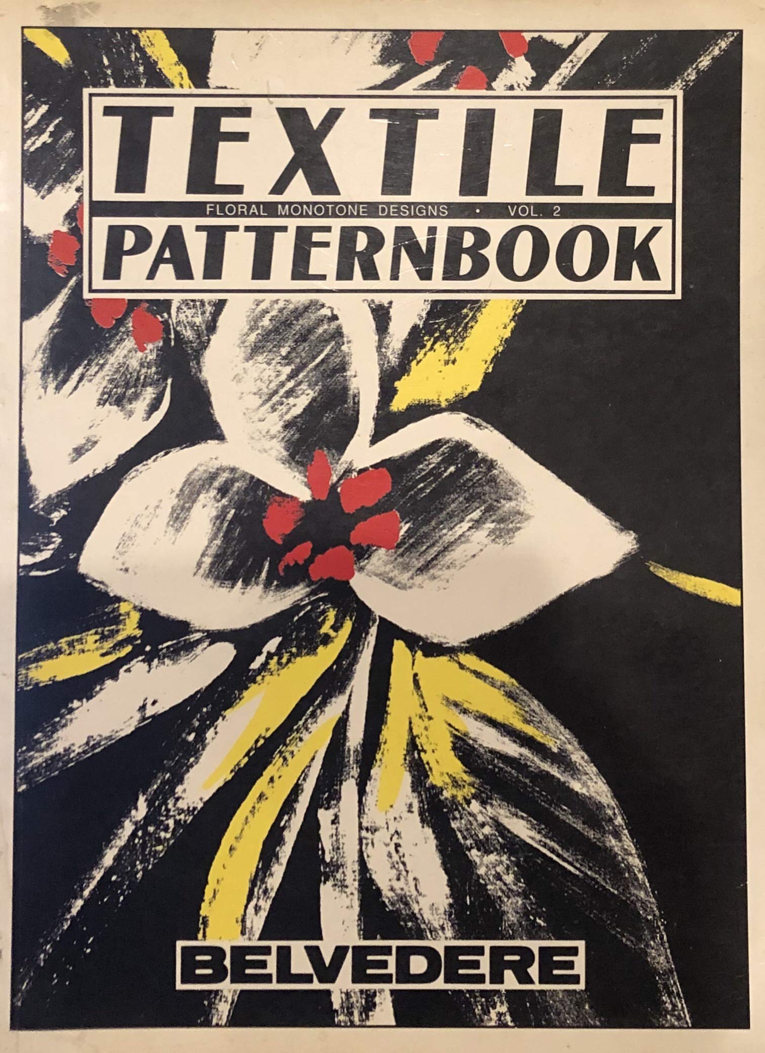 Textile Pattern Book: Floral Montone Designs (Designbooks paperback) Film, Art & Culture