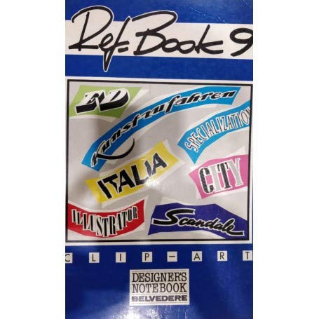 Ref-Book 9: Clip Art Variation of Letterings, Titles & Logotypes (Designer's Notebook 34) Film, Art & Culture