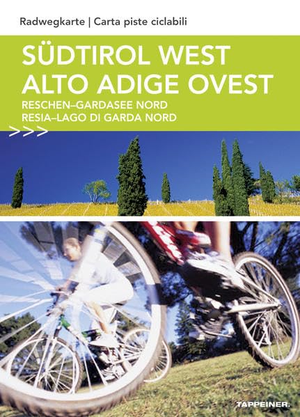 Resia. Lago di Garda Nord. Carta piste ciclabili 1:60.000. Ediz. italiana e tedesca Leisure, Home & Garden
