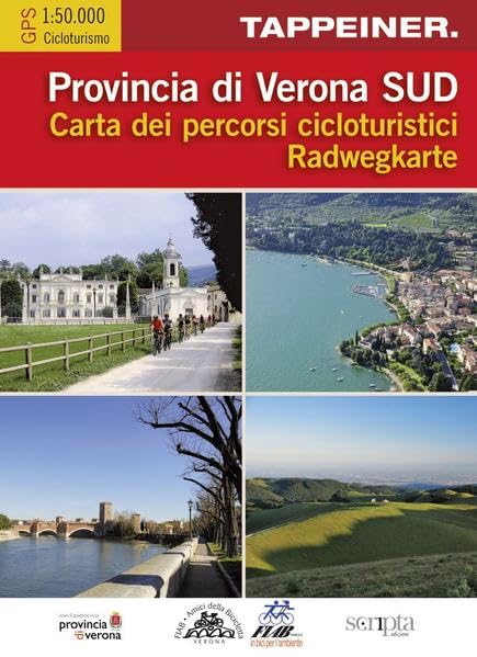 Radwegkarte Verona Nord und Süd: Cartina piste ciclabili Verona Nord e Sud (Radwanderkarte: Cartina pista ciclabili e escursionistica) Leisure, Home & Garden
