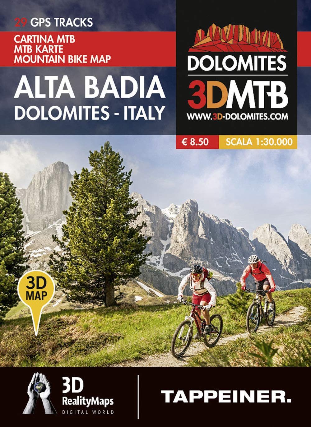 Moutainbike-Karte Alta Badia - Dolomiten Italien Leisure, Home & Garden