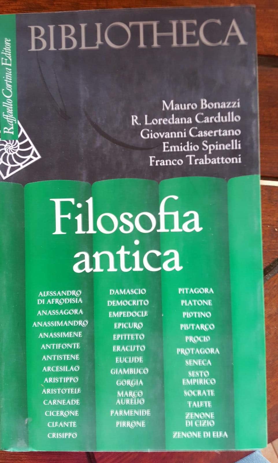 Filosofia antica (Bibliotheca) Philosophy