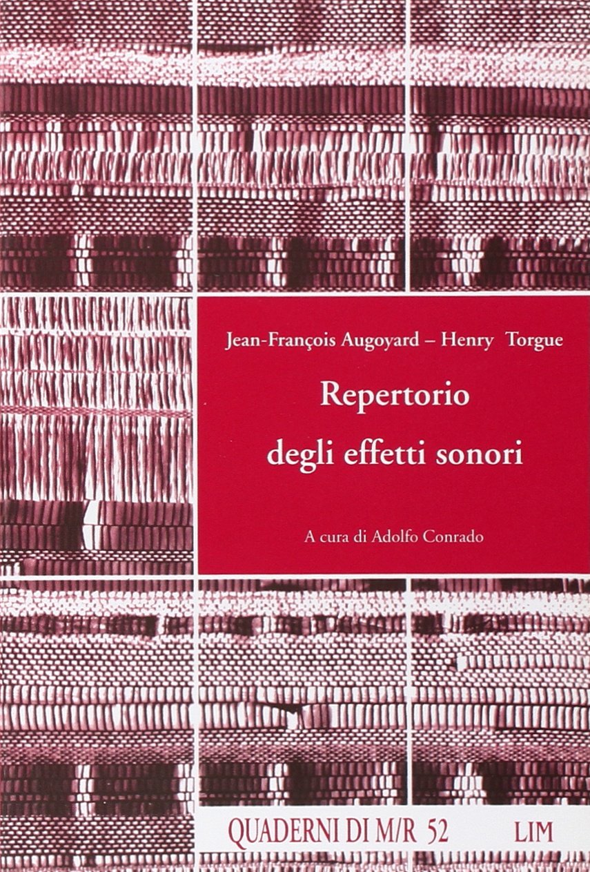 Repertorio degli effetti sonori book