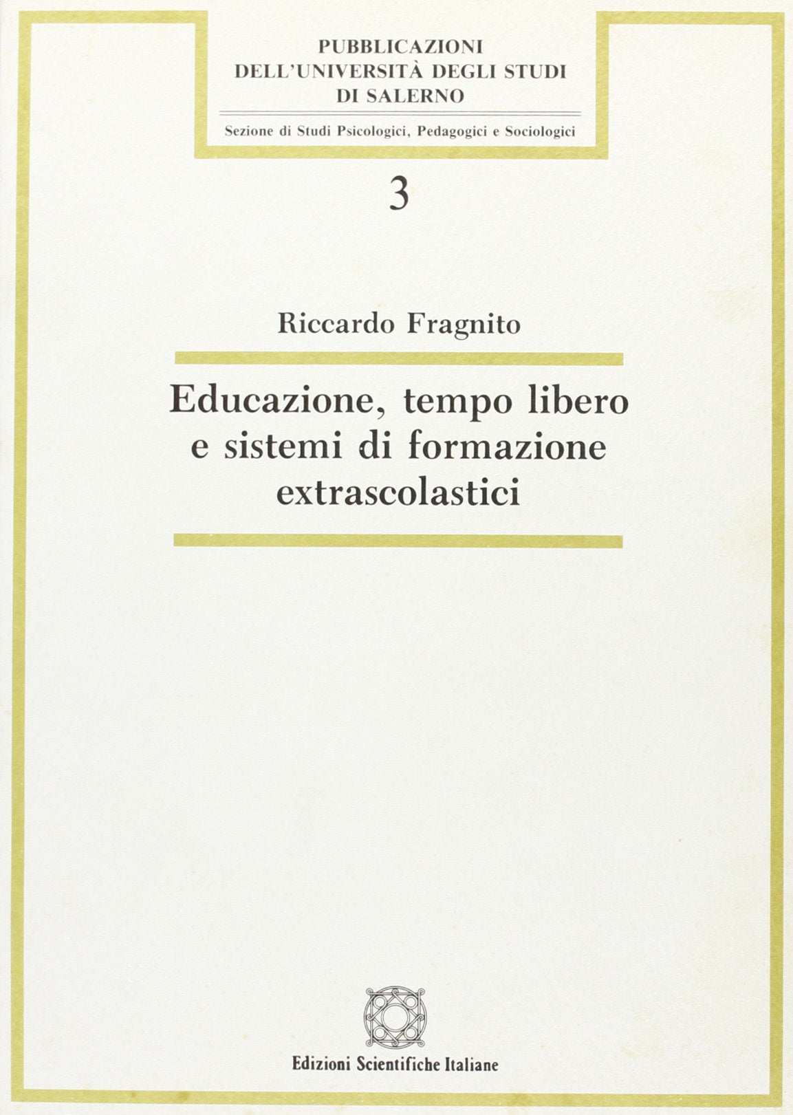 Educazione, tempo libero e sistemi di formazione extrascolastici book