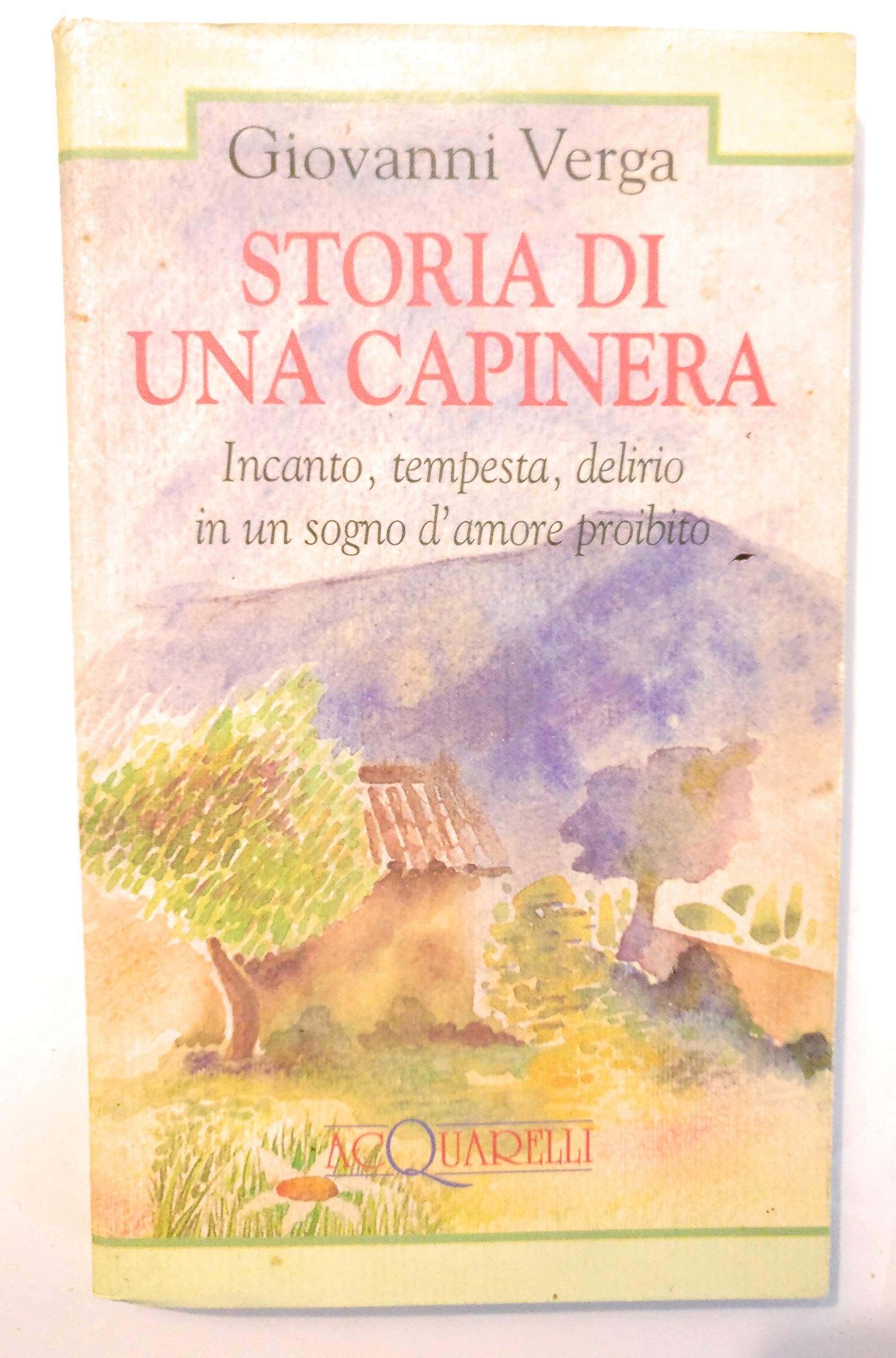 Storia di una capinera. Incanto, tempesta, delirio in una storia d'amore proibita book