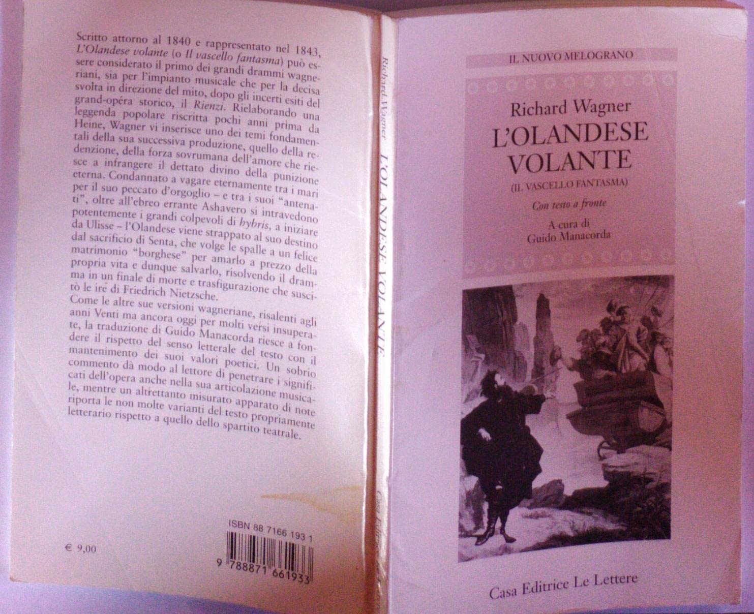 L'olandese volante (Il vascello fantasma). Testo tedesco a fronte (Il nuovo melograno) Social Sciences