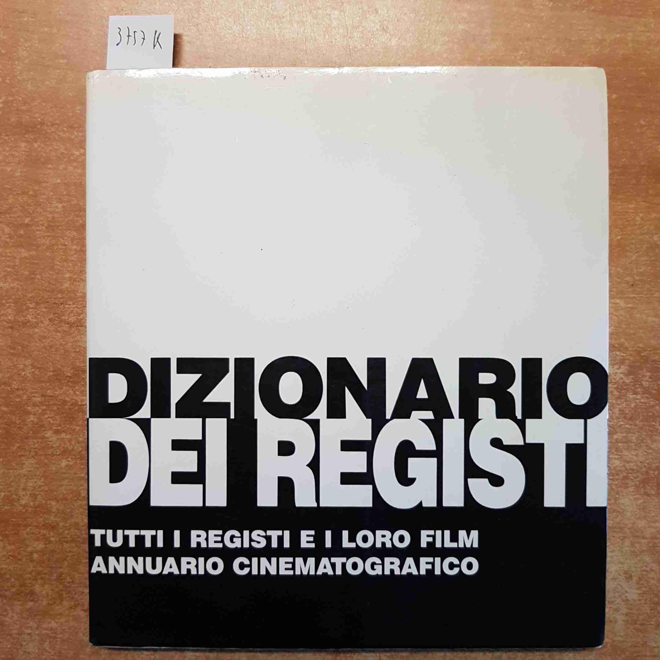 Dizionario registi book