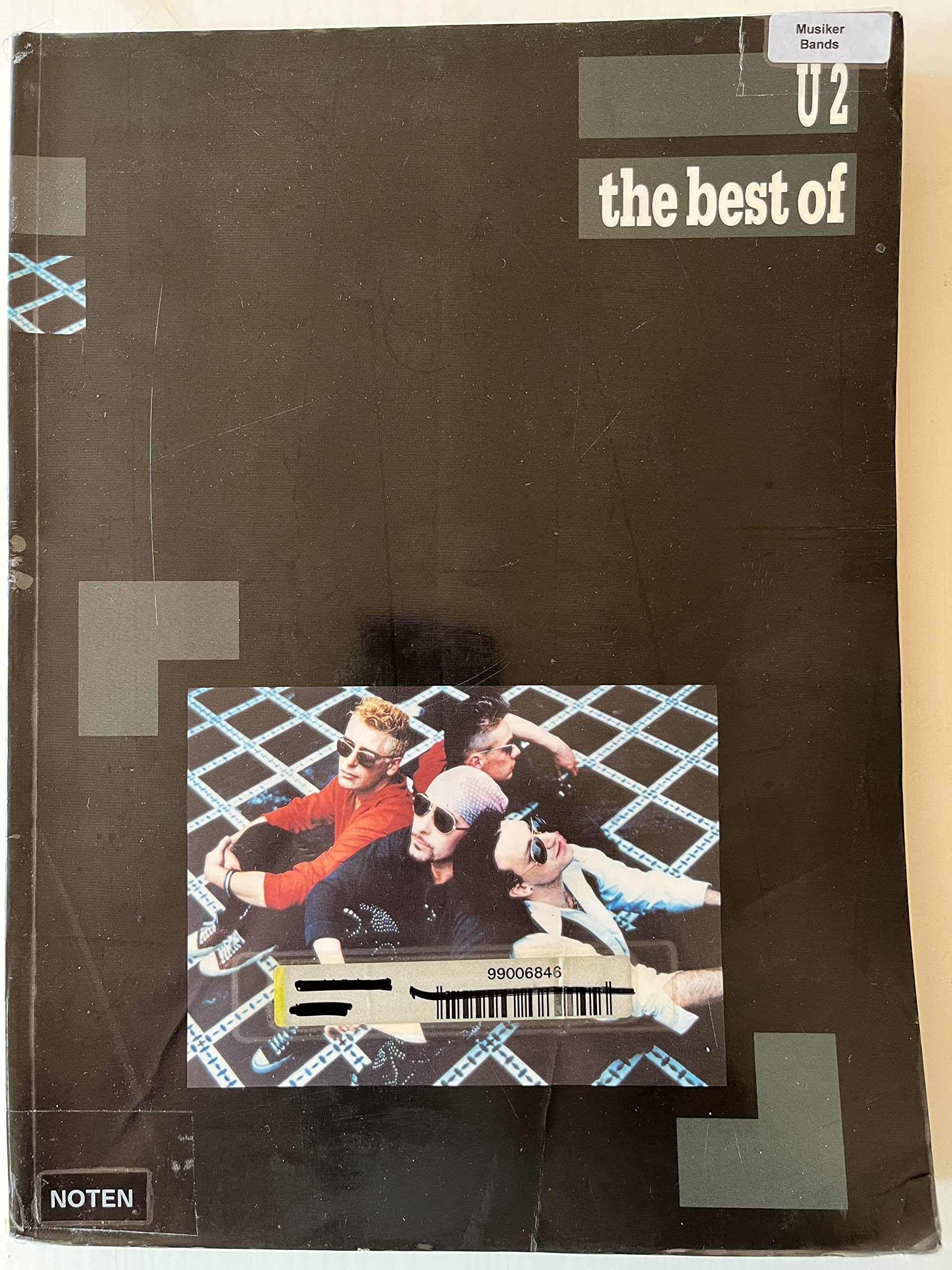 THE BEST OF U2: SONGBOOK PIANO/ VOCAL/GUITAR cd